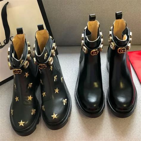 gucci boots with jewels dupe|gucci monogram boots price.